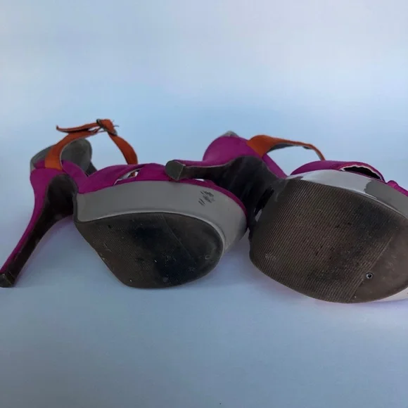 Call It Spring Colourblock Heels - Picture 4 of 5